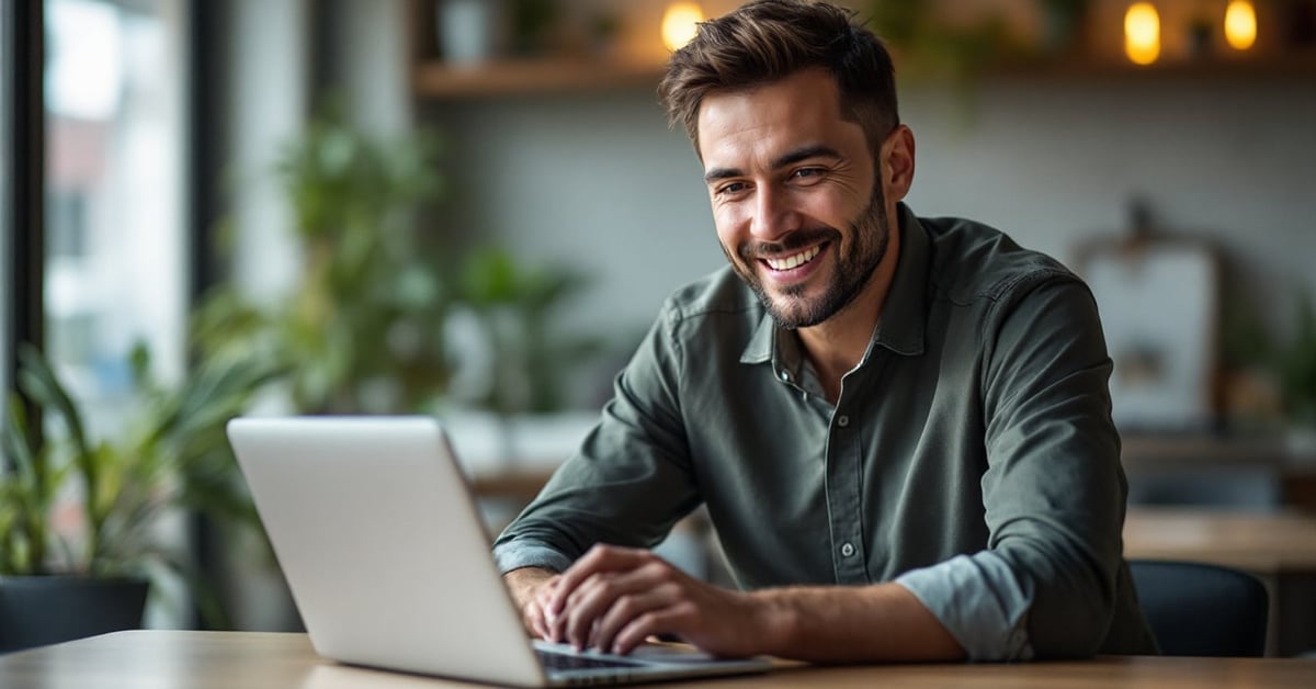 Traducteur français à espagnol travaillant sur un document bilingue dans un bureau moderne